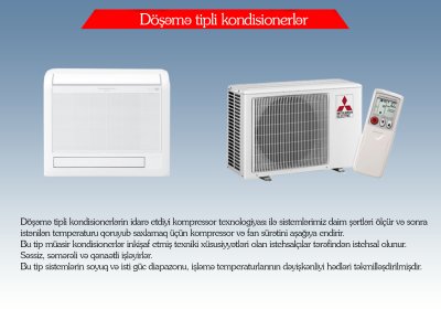 Döşəmə tipli kondisionerlər