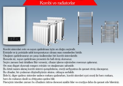Kombi və radiatorlar